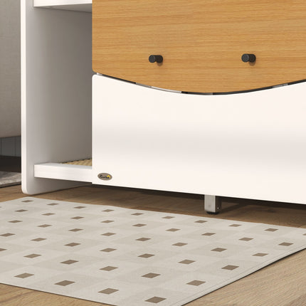 Cat litter cabinet, oak, with pull-out drawer