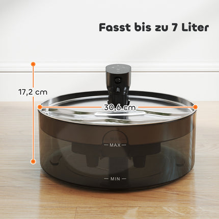 Cat Water Fountain, 7L Capacity, Quiet Pump, LED Display