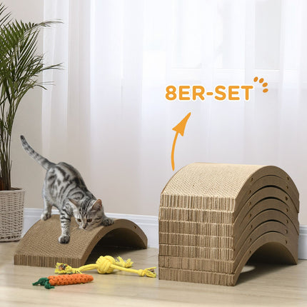 Cat Scratching Boards, Recyclable, Fits Cat's training wheels