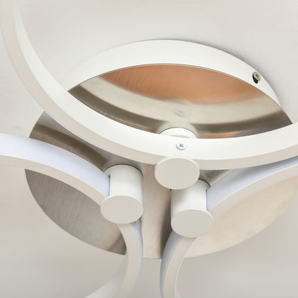 Living room Ceiling lamp, Metal & Acrylic, 56x47x8 Cm