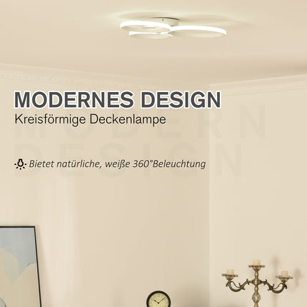 Living room Ceiling lamp, Metal & Acrylic, 56x47x8 Cm