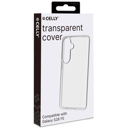 Celly Gelskin Clear TPU Cover for Samsung Galaxy S26 FE 5G, Full Button Access