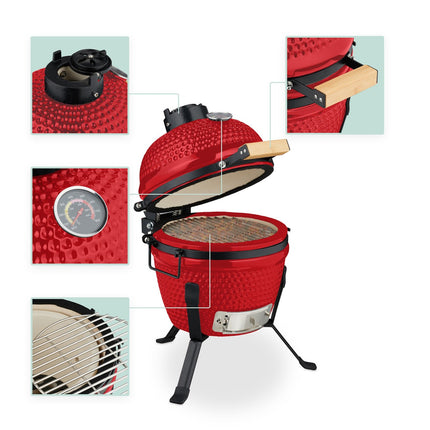 Ceramic Kamado Grill – Versatile for Grilling & Baking