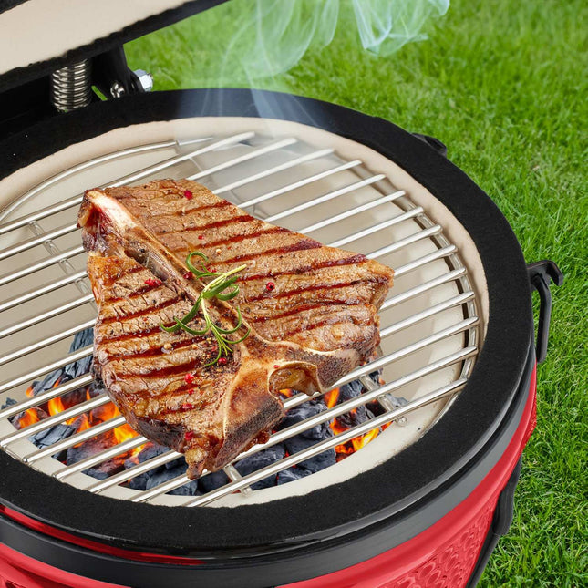 Ceramic Kamado Grill – Versatile for Grilling & Baking