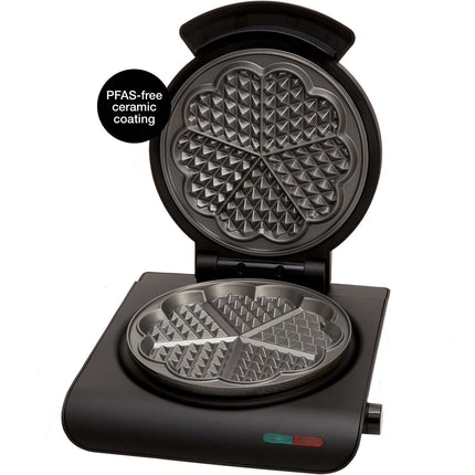 Ceramic Waffle Maker, Black