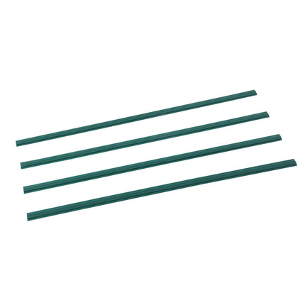 Chain Link Fence Privacy Slats, Bottom-Locking, 4 Ft, Green
