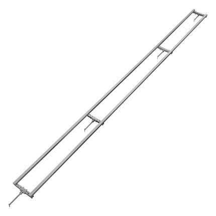 Chainsaw Mill Rail Guide System, 12 Ft Aluminum, 2 Wedges