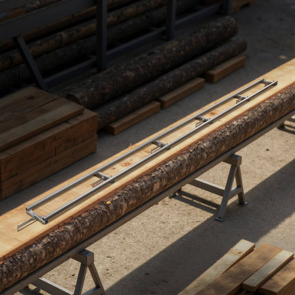Chainsaw Mill Rail Guide System, 15 ft Aluminum, 6 Bars