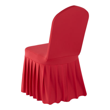 Chair Covers, 30-Pack Red Stretch Polyester Spandex