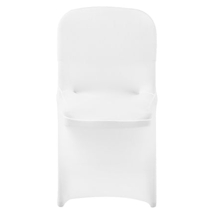 Chair Covers, 30-Pack White Stretch Polyester Spandex