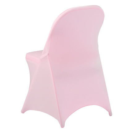 Chair Covers, 50-Pack Pink Stretch Spandex Slipcovers