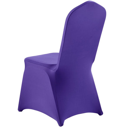 Chair Covers, 50-Pack Purple Stretch Spandex Slipcovers