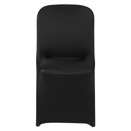 Chair Covers, Black Stretch Polyester Spandex, 30 Pack