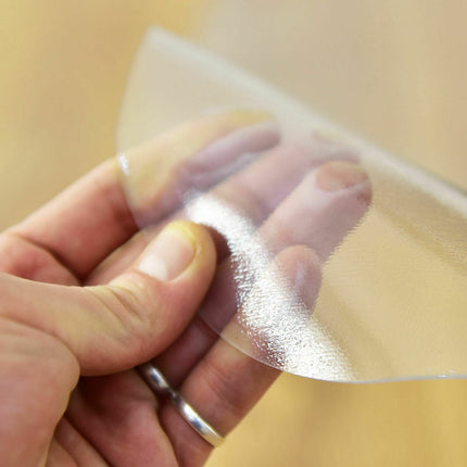 Chair Floor Mat, Clear PVC, Non-Slip, 47 x 47 Inch