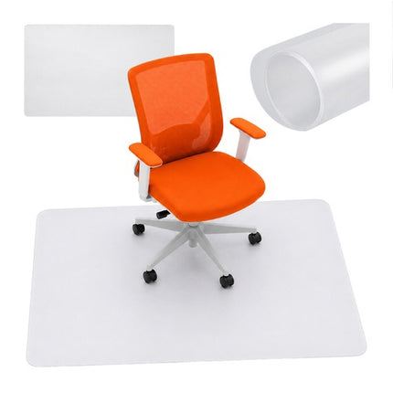 Chair Protective Mat 90x130 cm, Milky Translucent