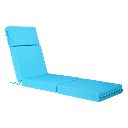 Chaise Lounge Cushions Set of 2, Waterproof, Teal
