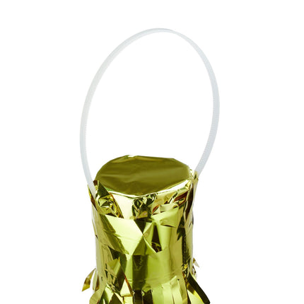 Champagne Bottle Piñata Set – Stick & Mask Included
