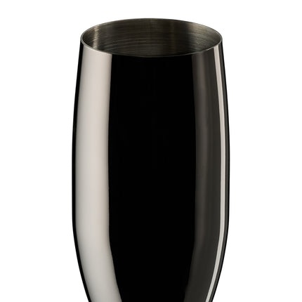 Champagne glasses in stainless steel, set of 4