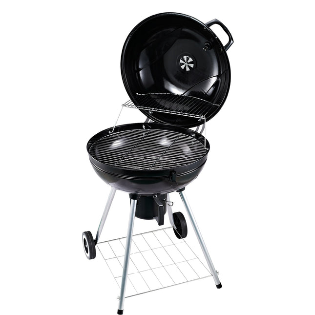 Charcoal grill with ash catcher, 57 cm diameter