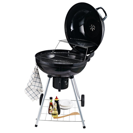 Charcoal grill with ash catcher, 57 cm diameter