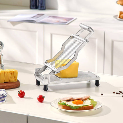 Cheese Slicer with Wire, 0.2-Inch Thin Slices, Aluminum Alloy