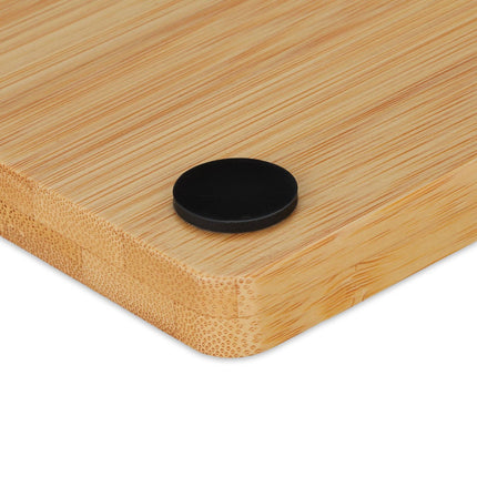 Cheese tray in bamboo with cutlery set in 2 parts