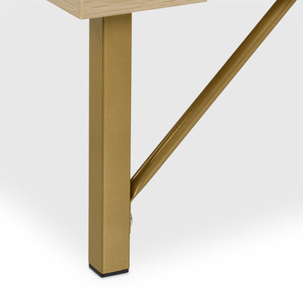 Chest of 3 drawers in wooden look