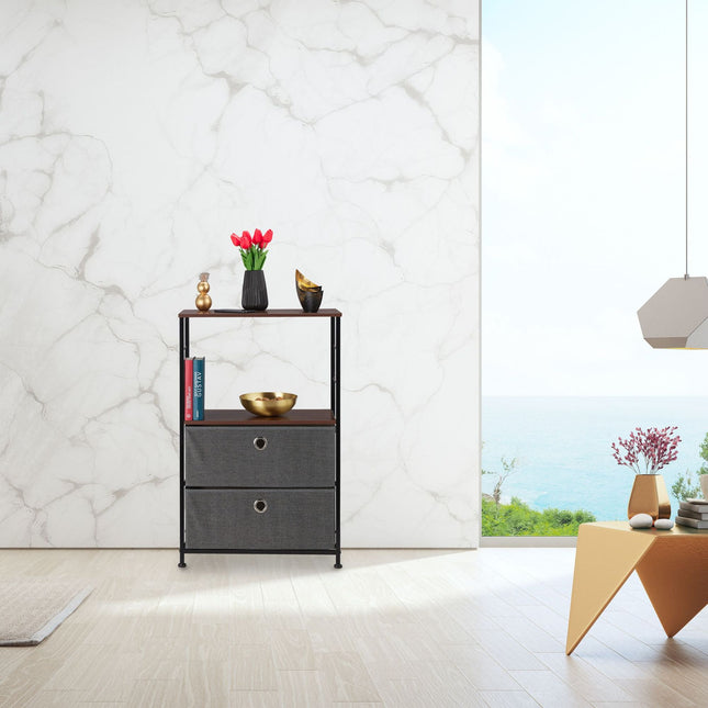 Ladekast met 2 opvouwbare manden