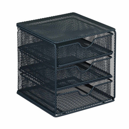 Chest of drawers with 3 compartments anthracite