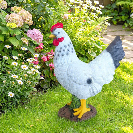 Chicken Garden Ornament – Polyresin, Weatherproof