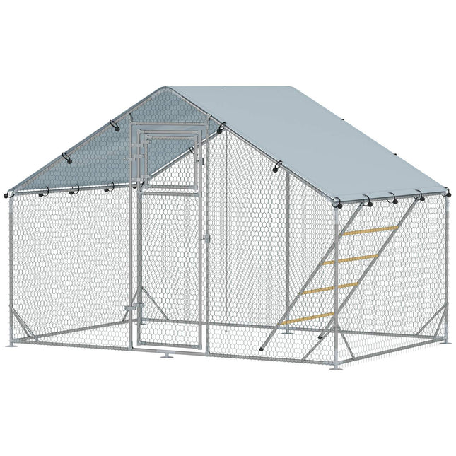 Chicken Coop steel enclosure, 300x200x195 cm, UV coating