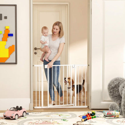 Child Safety Gate, No-Drill, Auto-Close, 76-103 x 76 cm