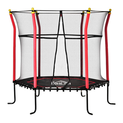 Children 160 cm Fitness trampoline with safety net