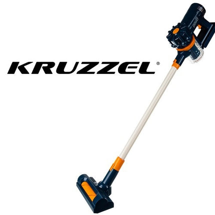 Children's upright vacuum cleaner - blue