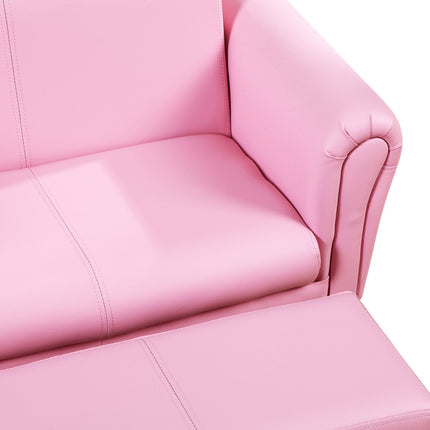 Pink children's armchair & footstool - 83x42x41cm, Comfort Set