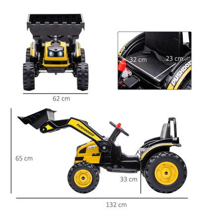 Electric excavator for kids with music, ages 3-5