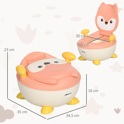 Fox Design Baby potty chair, non-slip, foldable cover, 6M+