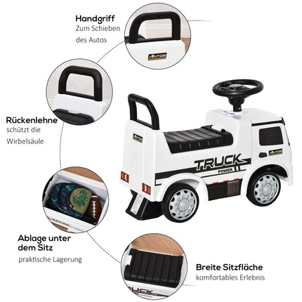 Driving car truck style with light, for 12-36 months