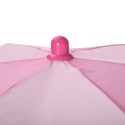 Garden set for children: table, chairs & parasol, pink