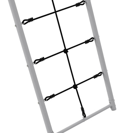 Swing for children with climbing net and ladder - Green