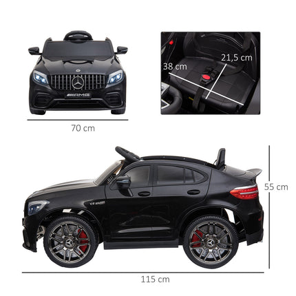 Electric Mercedes-Benz GLA45 passenger car with remote control