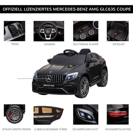 Electric Mercedes-Benz GLA45 passenger car with remote control