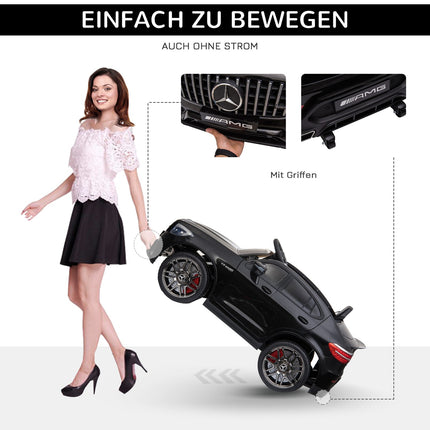 Electric Mercedes-Benz GLA45 passenger car with remote control