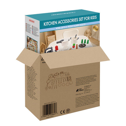 Children's 32-Piece Kitchen Play Set with Accessories