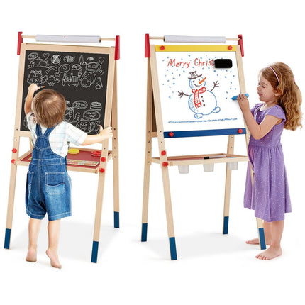 Children's 3-in-1 Adjustable Easel with Magnetic Whiteboard
