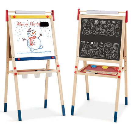 Children's 3-in-1 Adjustable Easel with Magnetic Whiteboard
