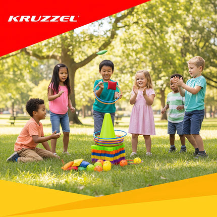 Children's 3-in-1 Target Throwing Game Set