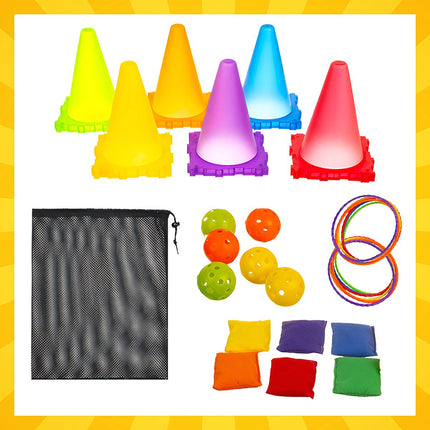 Children's 3-in-1 Target Throwing Game Set