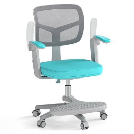 Children's Adjustable Desk Chair, 41-52 cm, Turquoise