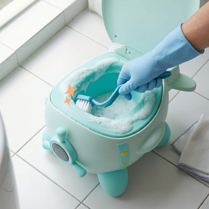 Children's Aeroplane Potty Trainer, Mint, 1-3 Years